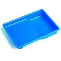 Plastic Tray, 9" Blue