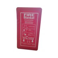 Fire Blanket In Red Metal Box,1.8x1.8