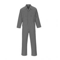 Full Sleeve Cotton Boiler Suit, Grey